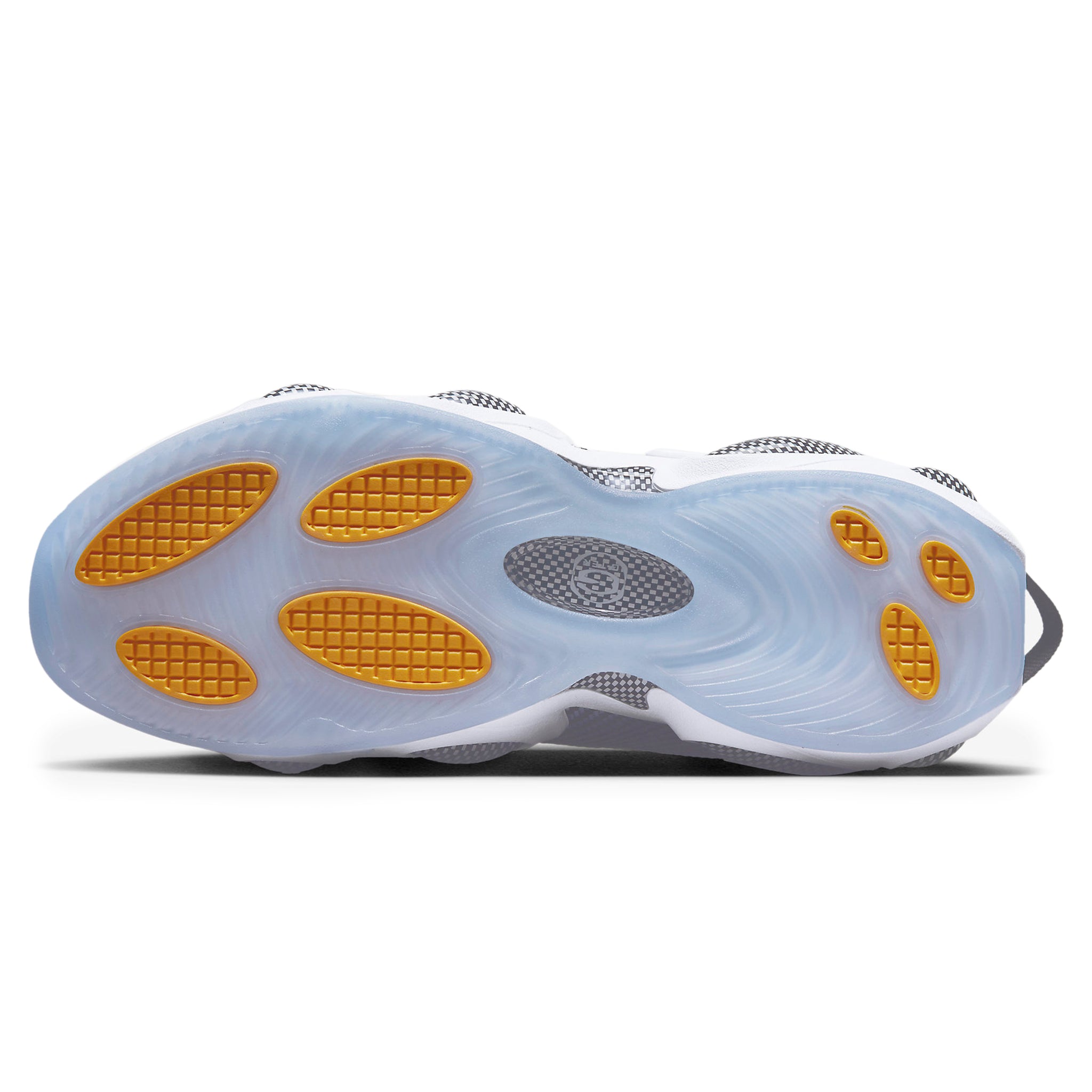 Sole View of nike x nocta glide drake black white dm0879-001